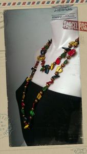 Necklaces: Bright Button Chips