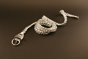 Belts: Plait Belt Silver