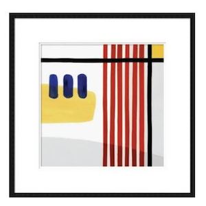 Framed Print - Multi Stripe B