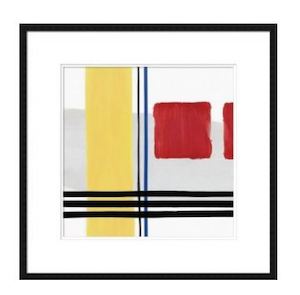 Artwork: Framed Print - Multi Stripe A