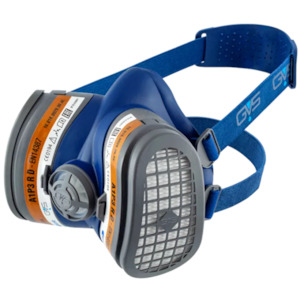 Safety: GVS ELIPSE SPRAYING RESPIRATOR WITH A1-P2 FILTERS (S/M SIZE)