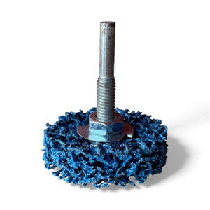 Clean Strip Discs: KM Bear 50mm Blue Strip Disc with 6mm Shaft