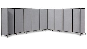 Products: 360 Degree Acoustic Portable Room Divider (Fabric) - Portable Partitions New Zealand