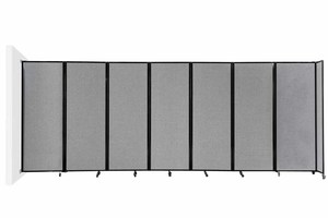 Products: 360 Degree Acoustic Room Divider Wall-Mountable (Fabric) - Portable Partitions New Zealand