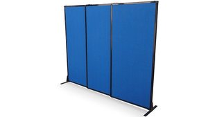 Products: Afford-A-Wall Sliding Mobile Room Divider (Fabric) - Portable Partitions New Zealand