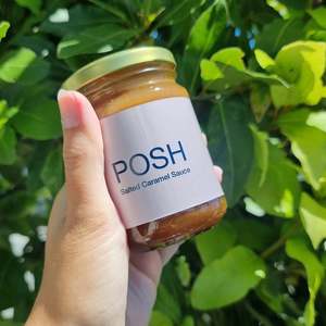 sauces and compotes: POSH Salted Caramel Sauce