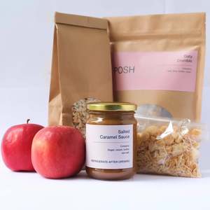 breakfast boxes: Porridge Pack: Salted Caramel & Apple
