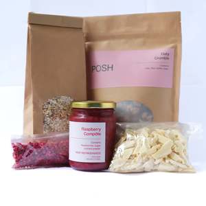 breakfast boxes: Porridge Pack: Raspberry & White Chocolate