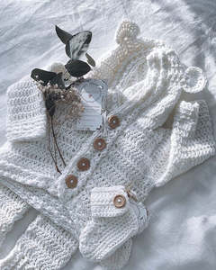 Sets: Bear Set - Wool - Snow