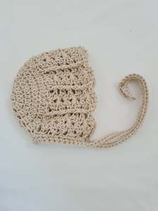 Accessories: Organic Cotton Shell Bonnet
