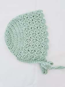 Accessories: Fleur Bonnet - Soft Green