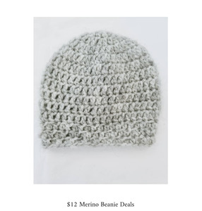 Accessories: Merino Beanie - Storm