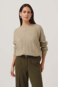 Womens: Cleo Possum Merino Sweater
