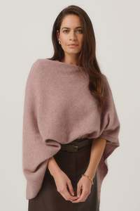 Womens: Celine Possum Merino Cape