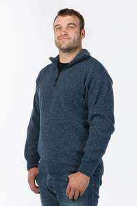 North Wester Pure NZ Wool 1/4 Zip Jumper