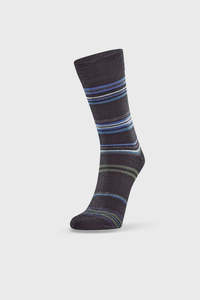 Accessories: Horizon Stripe Merino Socks