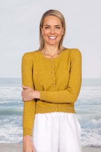 Noble Wilde: Scallop Summer Possum Cardigan