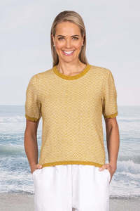 Possum Merino + Cotton Pearl Crew