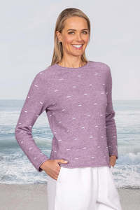 Showcase Possum Merino + Cotton Crew