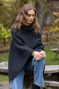 Ponchos: Wrap Up Possum Merino Cape
