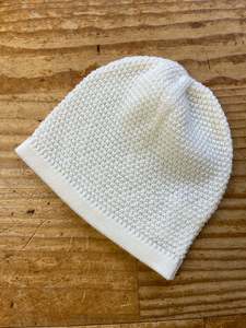 Kids: Moss Stitch Merino Baby Beanie
