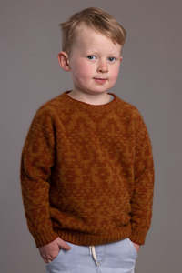 Children's Fair Isle Possum Merino Sweater