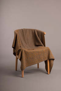 Fair Isle Possum Merino Blanket