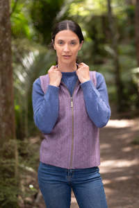 Mcdonald New Zealand: Corrugated Cable Possum Merino Vest