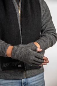 Fingerless Possum Merino Gloves