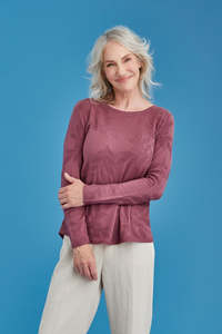 Flora Stitch Merino Sweater