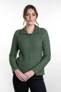 Womens Jackets: Shaped Zip Possum Merino Jacket