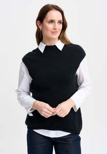 Womens Cardigans Vests: Claudia Possum Merino Vest