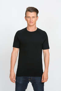 Merino Men: Short Sleeve Merino Crew Neck T-Shirt