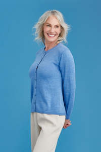 Classic Merino Wool Button Up Cardigan