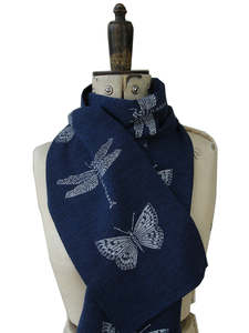 Pure Merino Scarves: Dragonfly Merino Wool Scarf