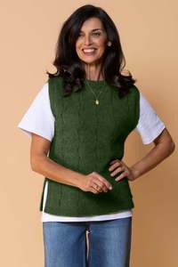 Womens: Laurel Possum Merino Vest