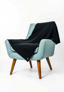 Plated Herringbone Possum Merino Throw