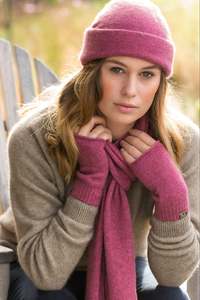 Hand Warmer Possum Merino Fingerless Mittens