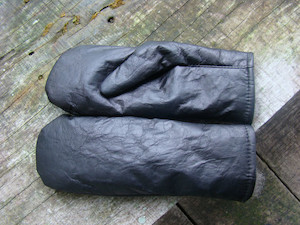 Possum Leather Mittens Envirofur