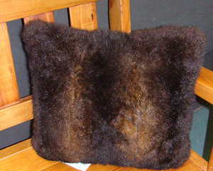 Pillow Fur Cover – Dark Envirofur