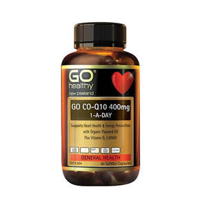 Heart Health Support: GO Healthy CoQ10 400mg 60s