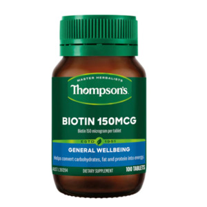 Vitamins: Thompson's Biotin 150 mcg 100s