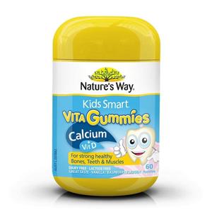 Vitamins: Nature's Way Kids Smart Vita Gummies Calcium + VitD 60 Pastilles