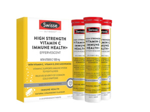 Vitamins: Swisse High Strength Vitamin C Effervescent 1000mg Tablets 60