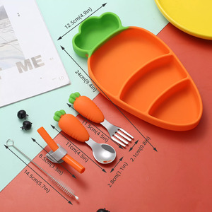 Silicone Baby Plate Set (5PCS)