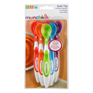 【HALF PRICE SALE】Munchkin Soft-Tip Infant Spoon, 6 Count