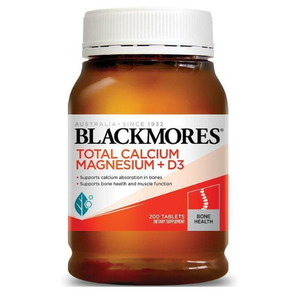 Blackmores Total Calcium Magnesium +D3 200 Tablets