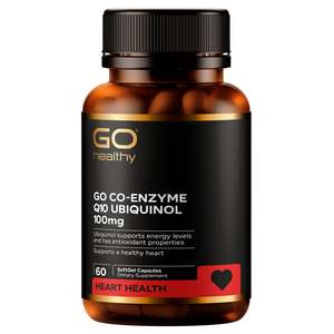 GO Healthy Co-Enzyme Q10 Ubiquinol 100mg 60 Capsules