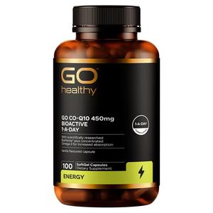 GO Healthy CoQ10 450mg Bioactive 1-A-Day 100 Capsules
