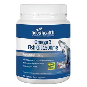 Good Health Omega 3 Fish Oil 1,500mg 400 Capsules